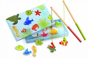 Joc magnetic de pescuit Fishing tropic, Djeco - Img 3