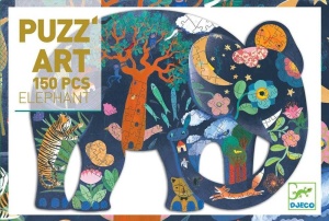 Puzzle Puzz'Art Elefant, Djeco - Img 2