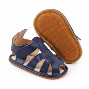 Sandalute bleumarine pentru baietei - Urechi de iepuras