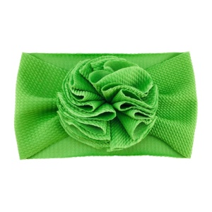 Bentita verde neon lata cu floare - Img 2