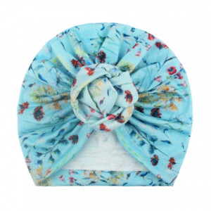 Caciulita tip turban cu imprimeu viu colorat - Img 2