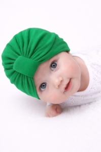 Caciulita verde tip turban