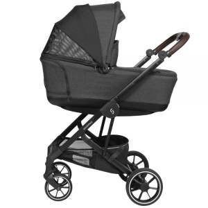 Carucior 2 in 1 Skiddou Moss Onyx, Negru - Img 7