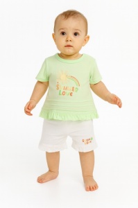 Compleu cu pantalonasi scurti Summer Love