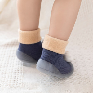 Mocasini cu talpa antiderapanta - White teddy - Img 3