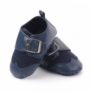 Pantofi eleganti bleumarine cu catarama
