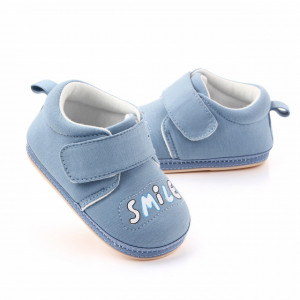 Pantofiori albastri pentru baietei - Smile