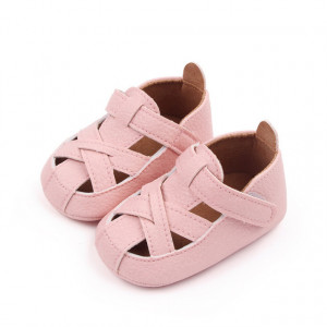 Pantofiori roz decupati pentru fetite