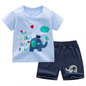 Pijama pentru baietei - Elefantel