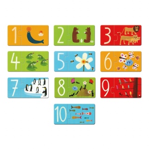 Puzzle duo Numere, Djeco - Img 4