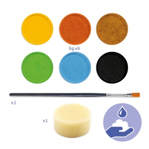 Trusa make-up culori natur non alergice, Djeco - Img 4