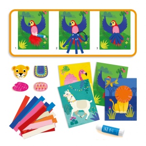 Atelier creativ Animale cu bucle, Djeco - Img 3
