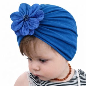 Caciulita albastra tip turban - Floricica