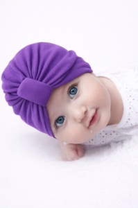 Caciulita mov tip turban