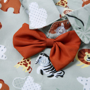 Costumas de vara pentru baietei - Jungle animals - Img 2