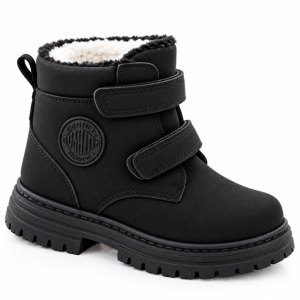 Ghete imblanite pentru copii, Model Mountain Style, Negru - Img 2