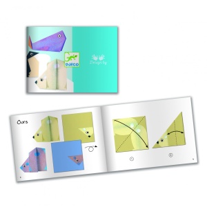 Joc creativ origami Animale polare, Djeco - Img 3