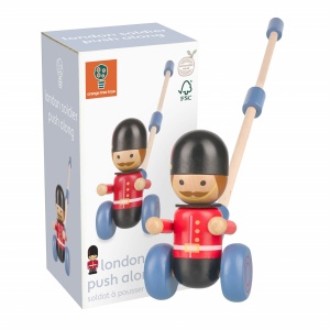 Jucarie de impins soldat londonez, Orange Tree Toys - Img 4