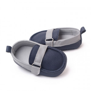 Pantofiori bleumarine tip mocasini - Beldy - Img 4