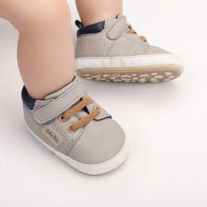 Pantofiori gri pentru baietei - Baby Boy