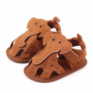 Sandalute maro pentru baietei - Elefantelul