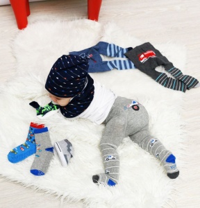 SET de 3 dresuri din bumbac pentru BAIETI cu desene - Diverse Modele Colorate