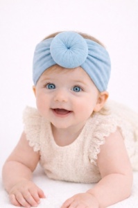 Bentita turban lata bleu