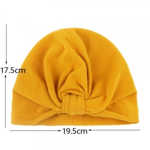 Caciulita galben mustar tip turban - Img 2