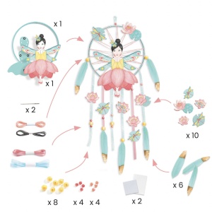 Joc creativ DIY Dreamcatcher Zana Lotus, Djeco - Img 3