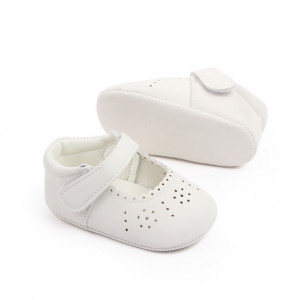 Pantofiori albi pentru fetite - Snow