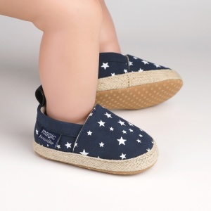 Pantofiori bleumarin tip mocasini cu stelute - Img 9