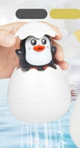 Pinguinul din ou - jucarie pentru baita