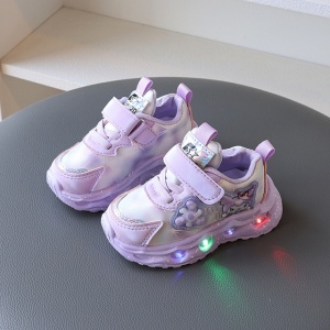 Adidasi cu luminite in nuante lila - Cute Doll