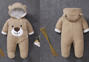 Combinezon plusat crem - Teddy - Img 2