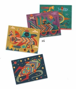 Joc creativ mozaic La volan, Djeco - Img 2