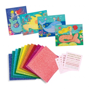 Joc creativ mozaic Sirene, Djeco - Img 3