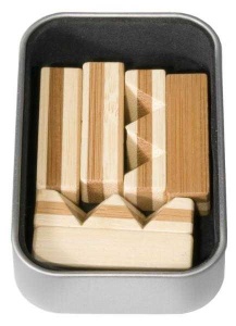 Joc logic IQ 3D Puzzle in cutie metalica Knot, Fridolin - Img 2