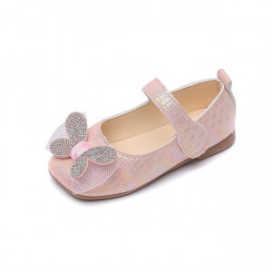Pantofi eleganti roz sidefat - Butterfly