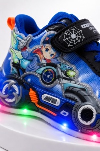 Pantofi sport cu lumini LED, Model Carting, Albastru - Img 6