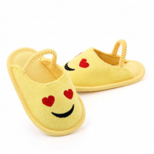 Pantofiori decupati pentru fetite - Love Emoticon