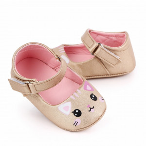 Pantofiori pentru fetite - Pisicuta aurie