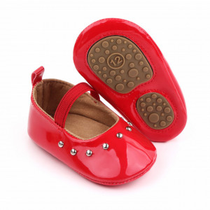 Pantofiori rosii din lac pentru fetite