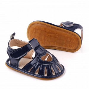 Sandale bleumarine pentru fetite - Heart - Img 4