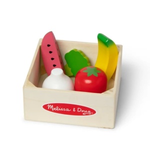Set de joaca din lemn pentru jocuri de rol Fructe si legume - Img 2
