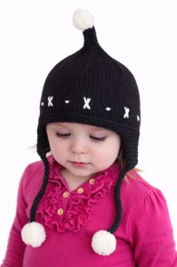 Caciulita neagra crosetata tip piticot - Img 3