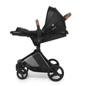 Carucior transformabil 2 in 1 Skiddou Nasjo Onyx, Negru - Img 6
