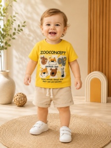 Compleu pentru bebelusi Zoo Concept - galben