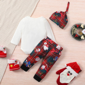 Costumas din 3 piese pentru bebelusi - Christmas Time - Img 2