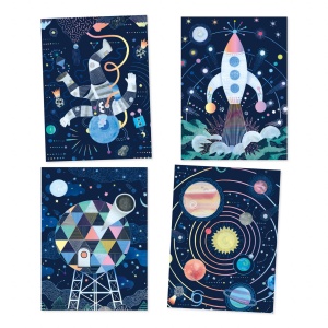 Joc creativ de razuit Cosmos, Djeco - Img 3