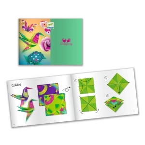 Joc creativ origami Animale si flori exotice, Djeco - Img 3
